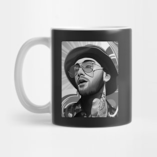 Zayn Black & White Portrait Mug